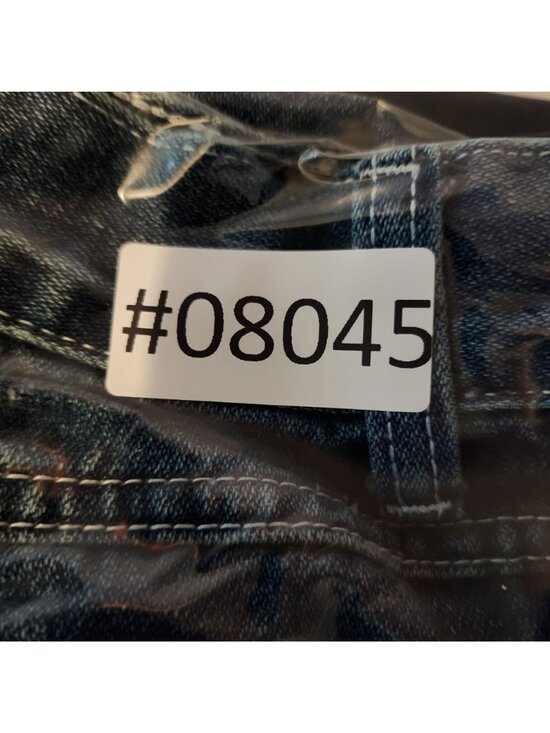 dELiAs Jeans Womens XS Blue Mid Cotton Polyester Denim Wide Leg Cropped - Picture 10 of 10